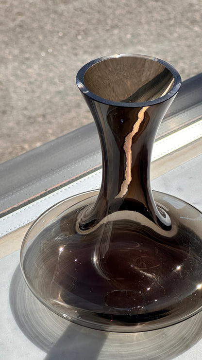 Smoked Glass Vase