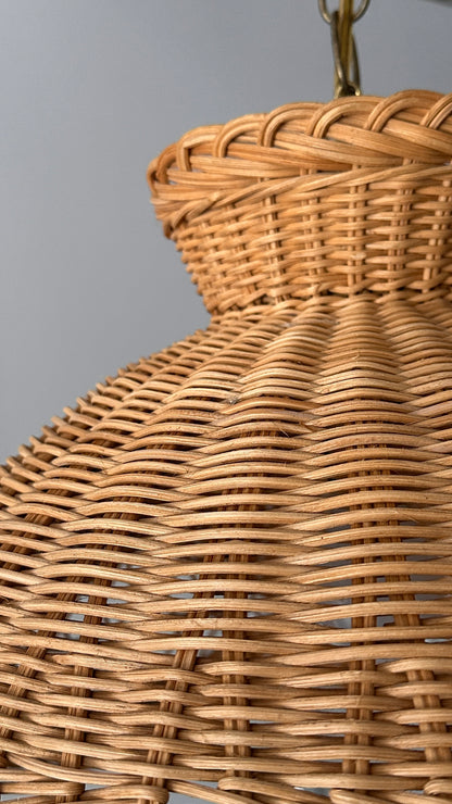 Vintage Wicker Pendant Lamp