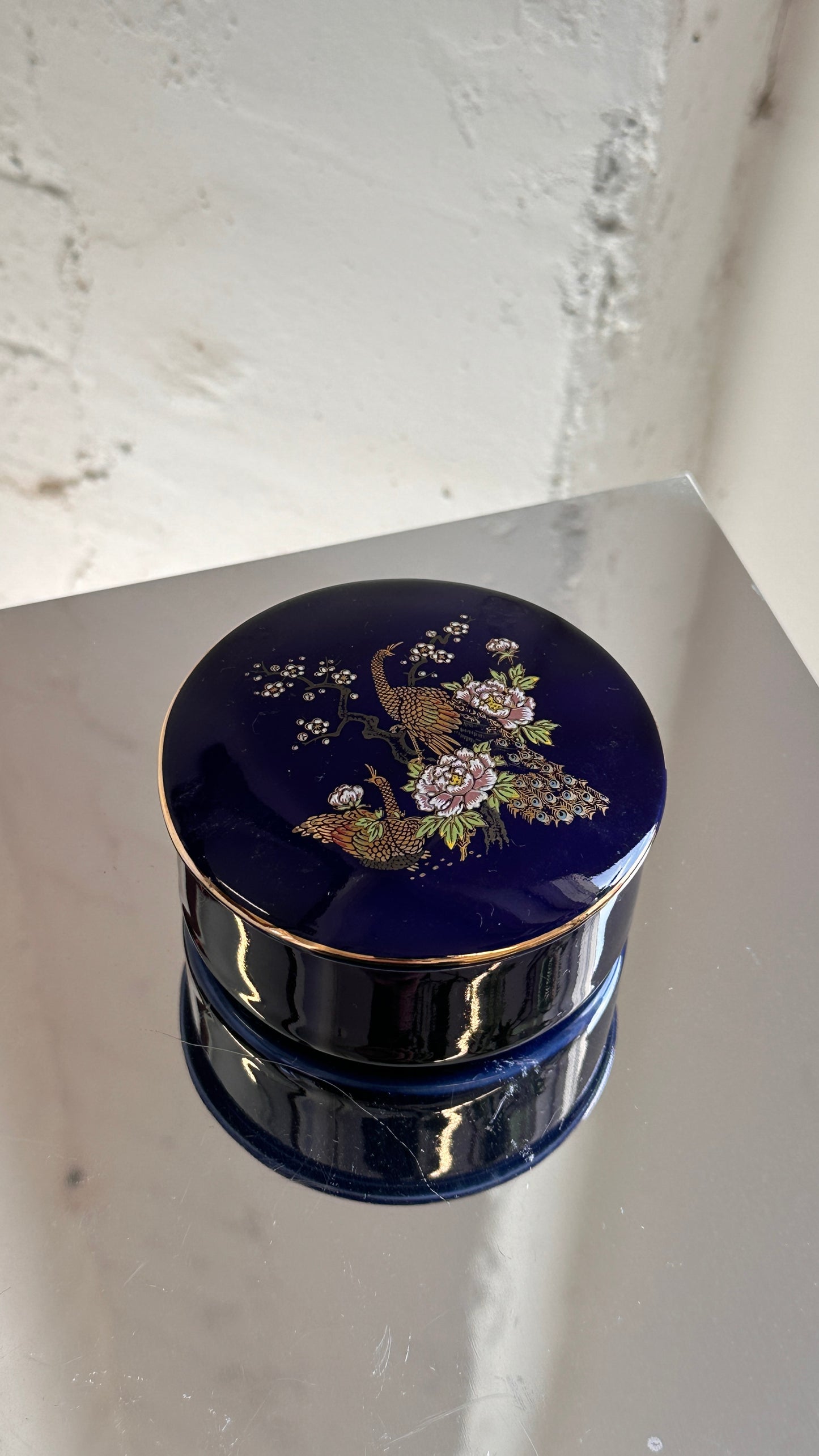 Japanese Lidded Porcelain Trinket Box