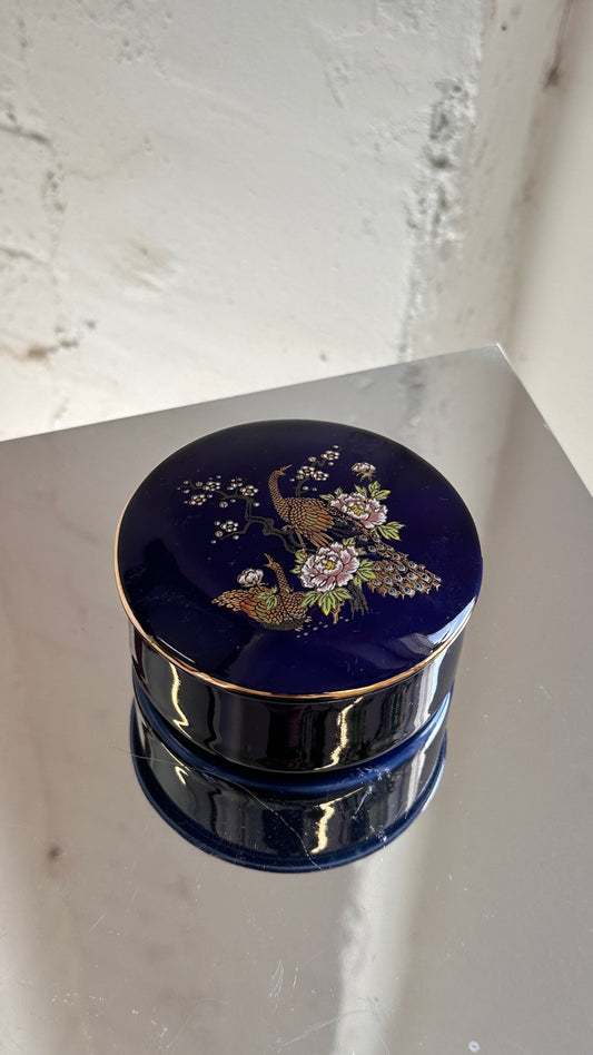 Japanese Lidded Porcelain Trinket Box