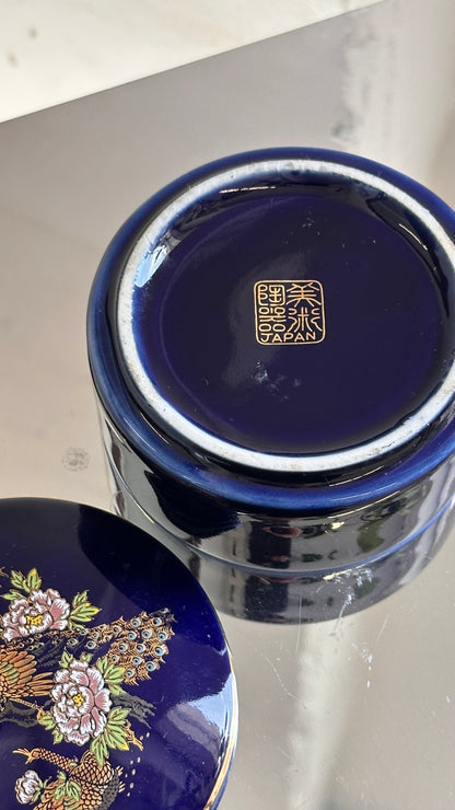 Japanese Lidded Porcelain Trinket Box