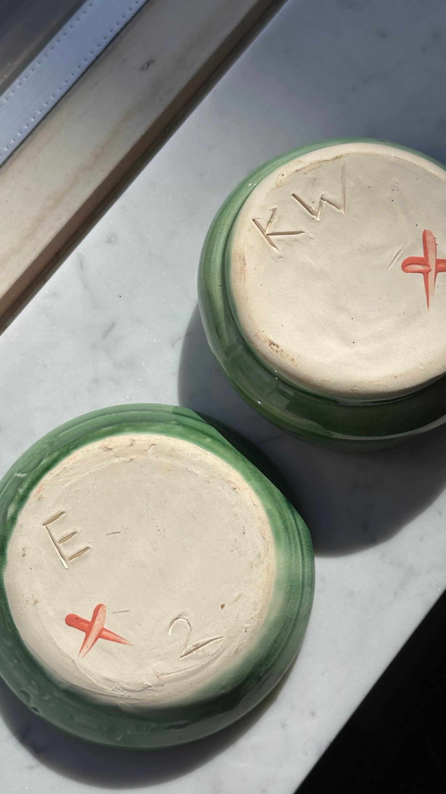 Set of Green Bowls