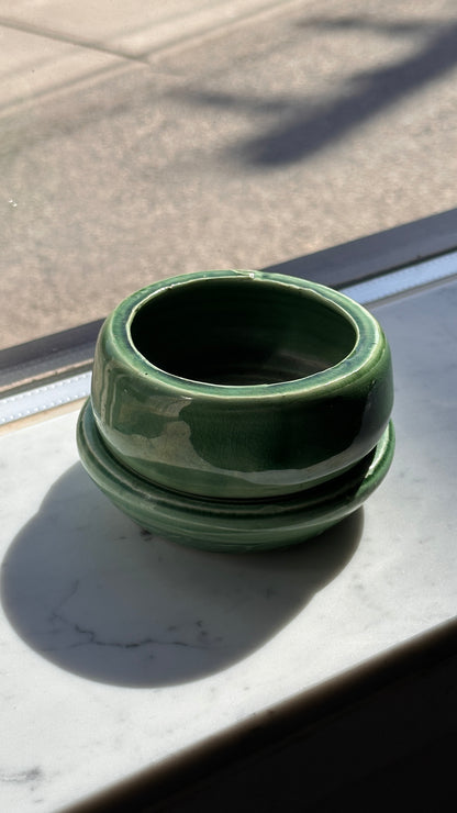 Set of Green Bowls