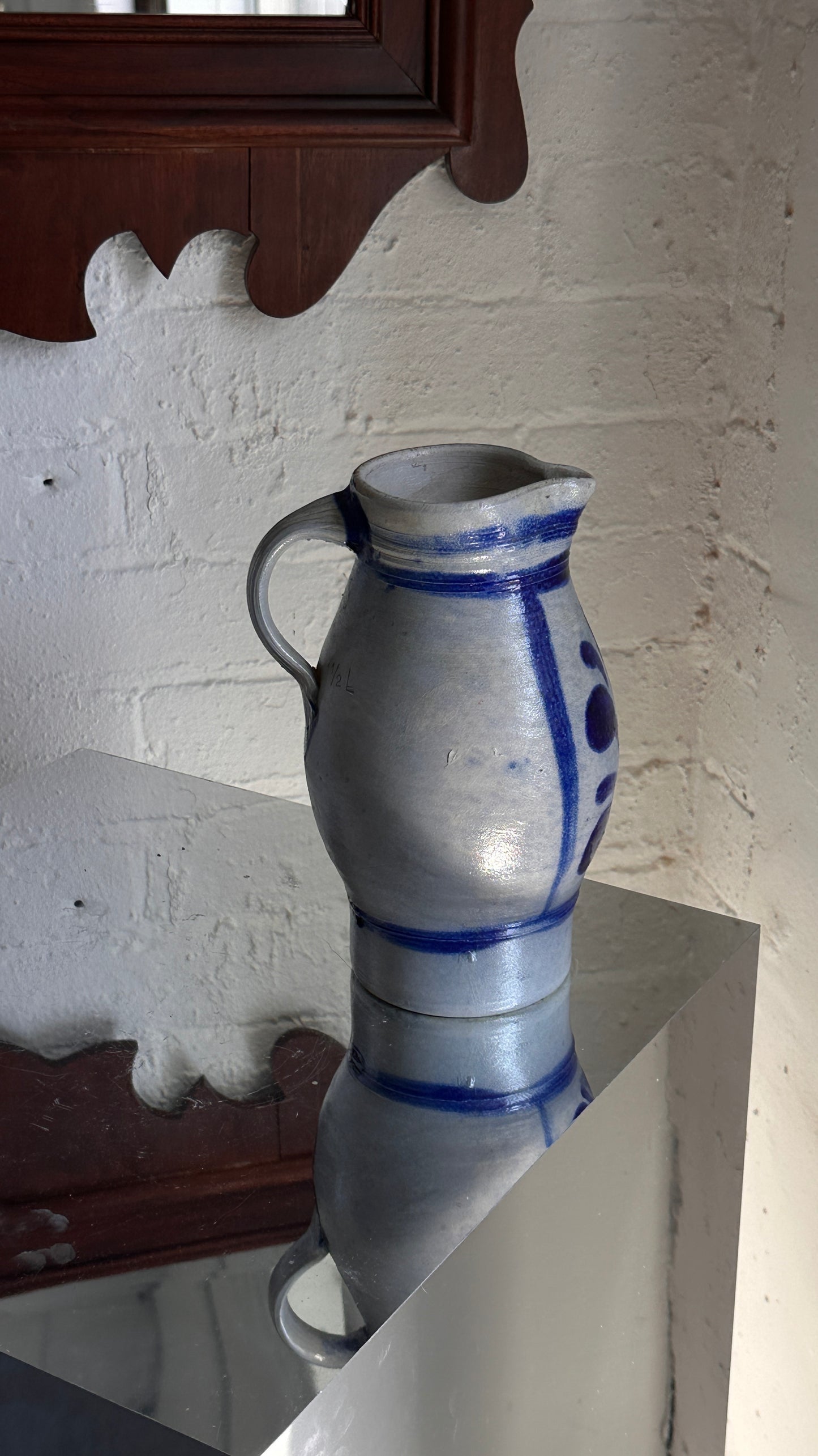 Vintage Salt Glazed Pitcher