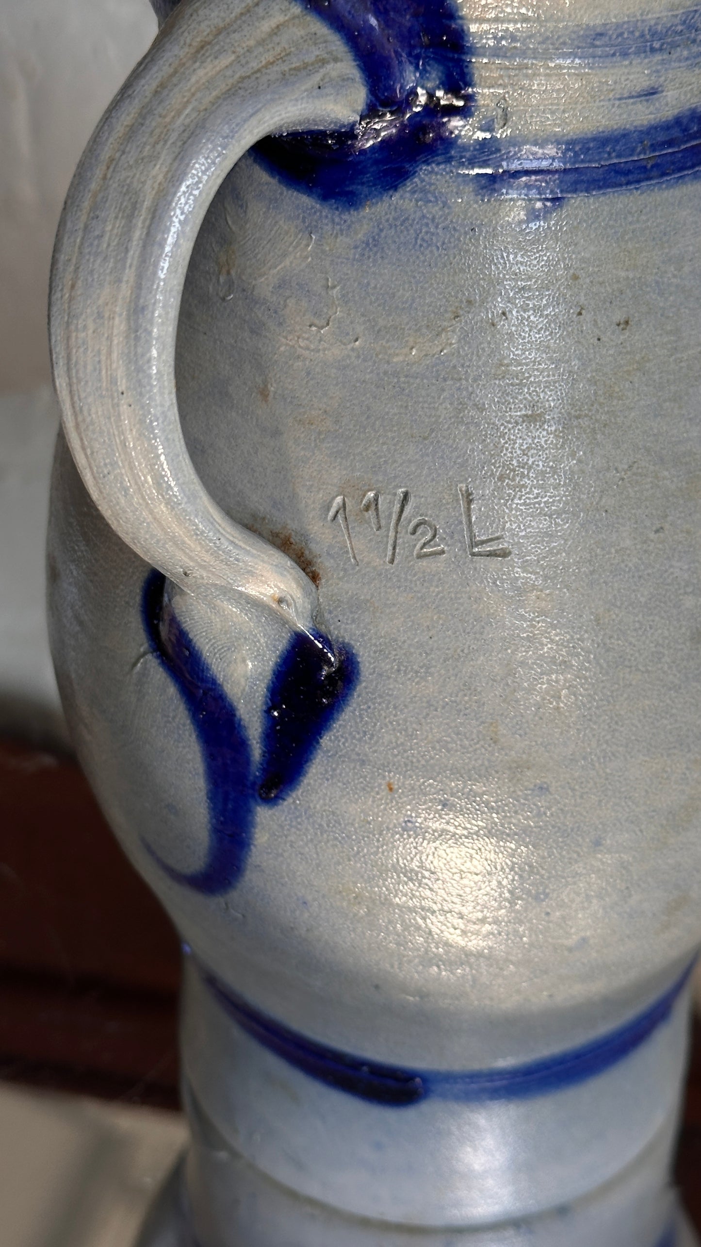 Vintage Salt Glazed Pitcher