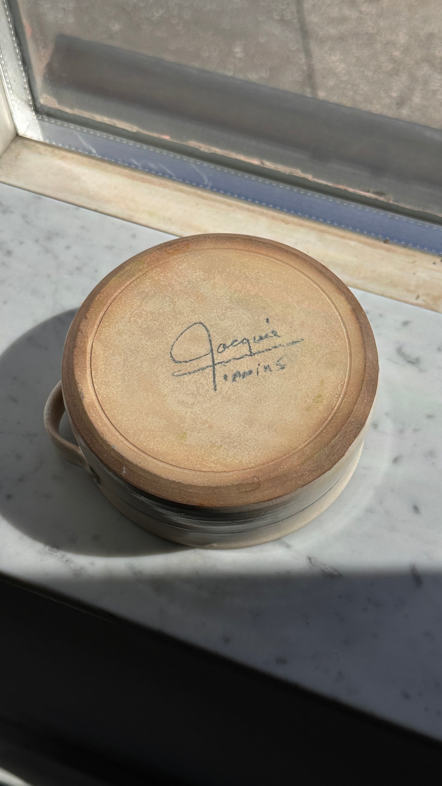 Handmade Ceramic Bowl with Handle