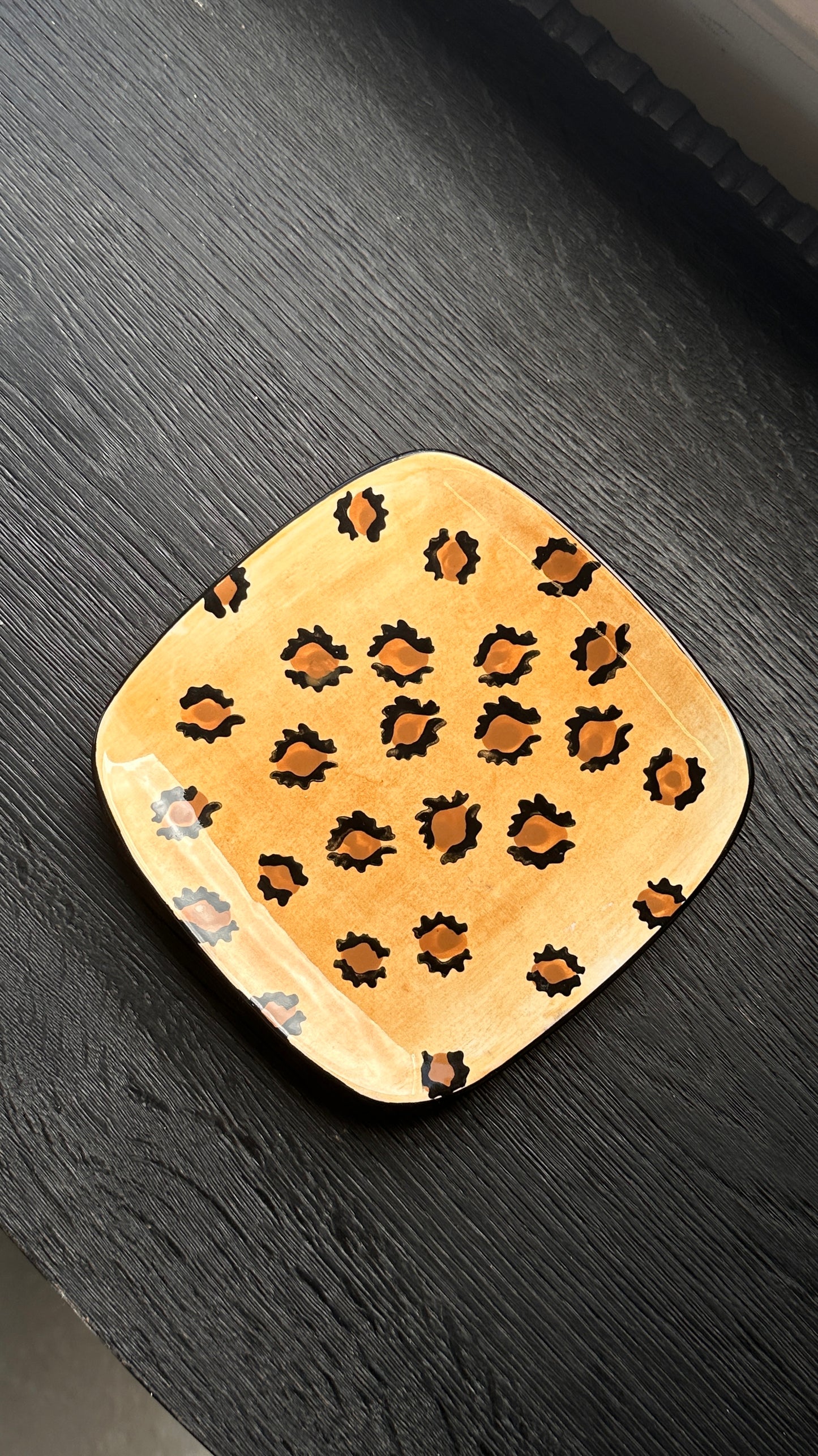 Animal Print Ceramic Dish