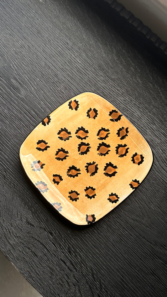 Animal Print Ceramic Dish