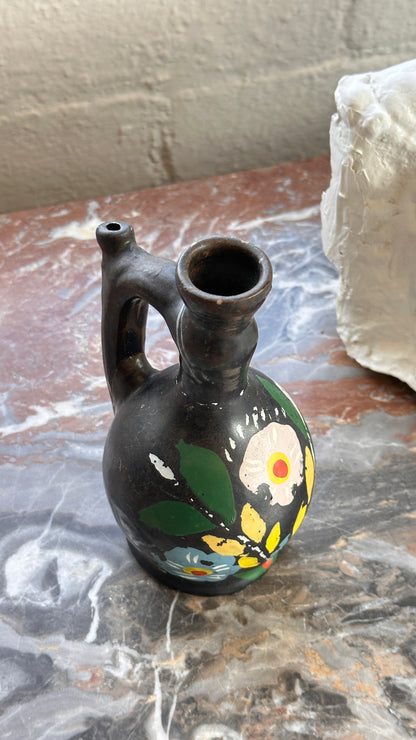 Vintage Hungarian Folk Art Vase / Pitcher