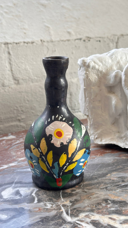 Vintage Hungarian Folk Art Vase / Pitcher