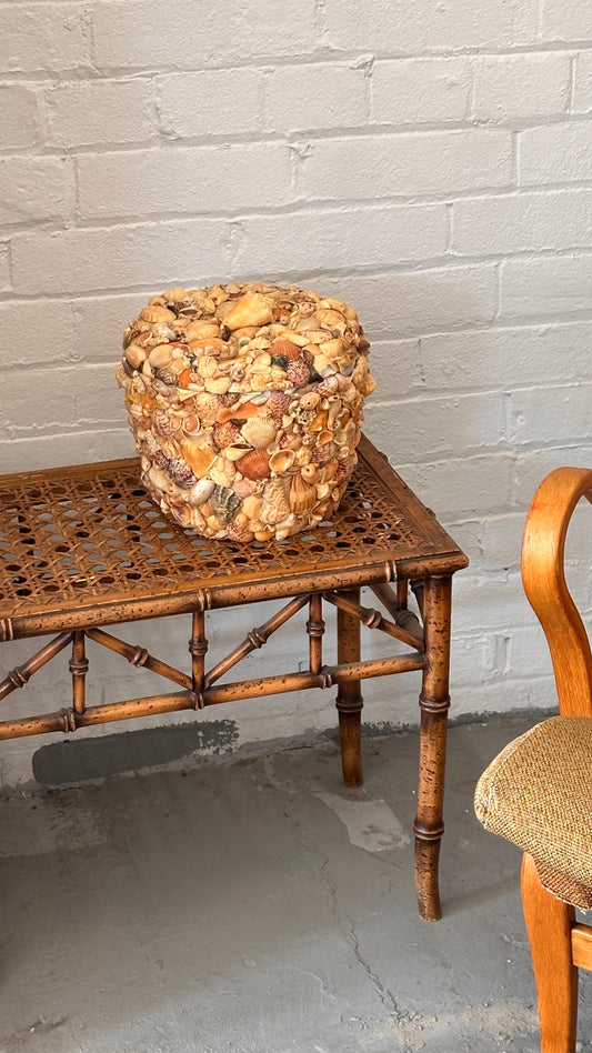 Shell Covered Ice Bucket