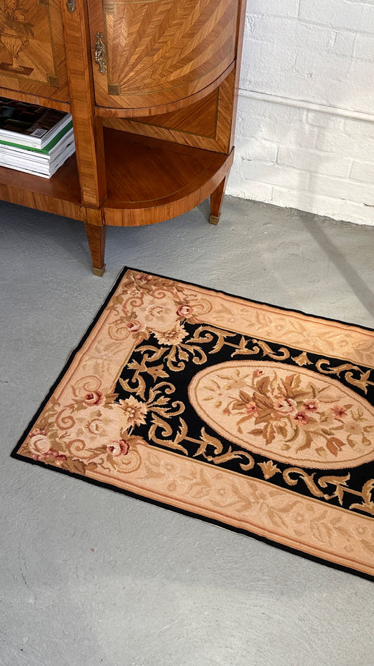 Aubusson Style Floral Rug