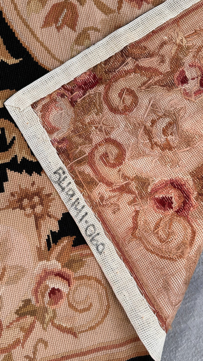 Aubusson Style Floral Rug