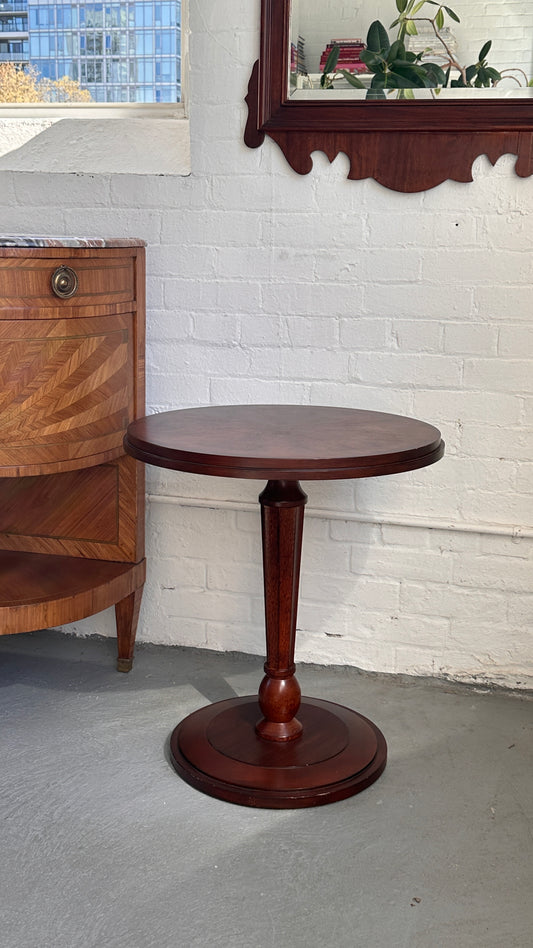 Round Pedestal Side Table