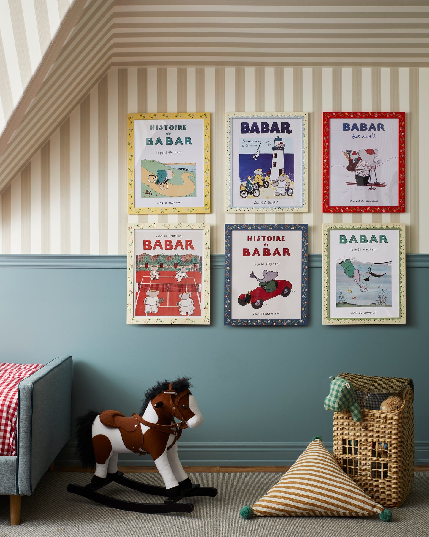 Collection of Framed Babar Prints